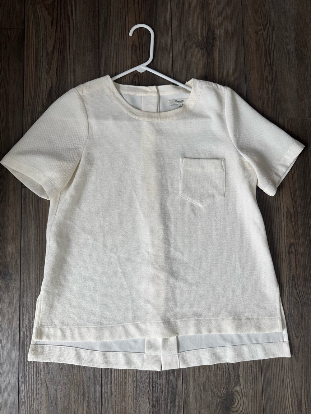 Madewell Short-Sleeve Pocket Top - S